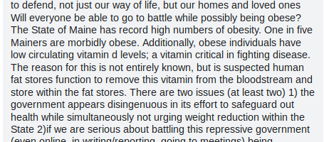 can fat people fight a war?