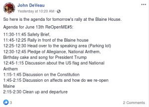 Trump Rally Satilite Augusta